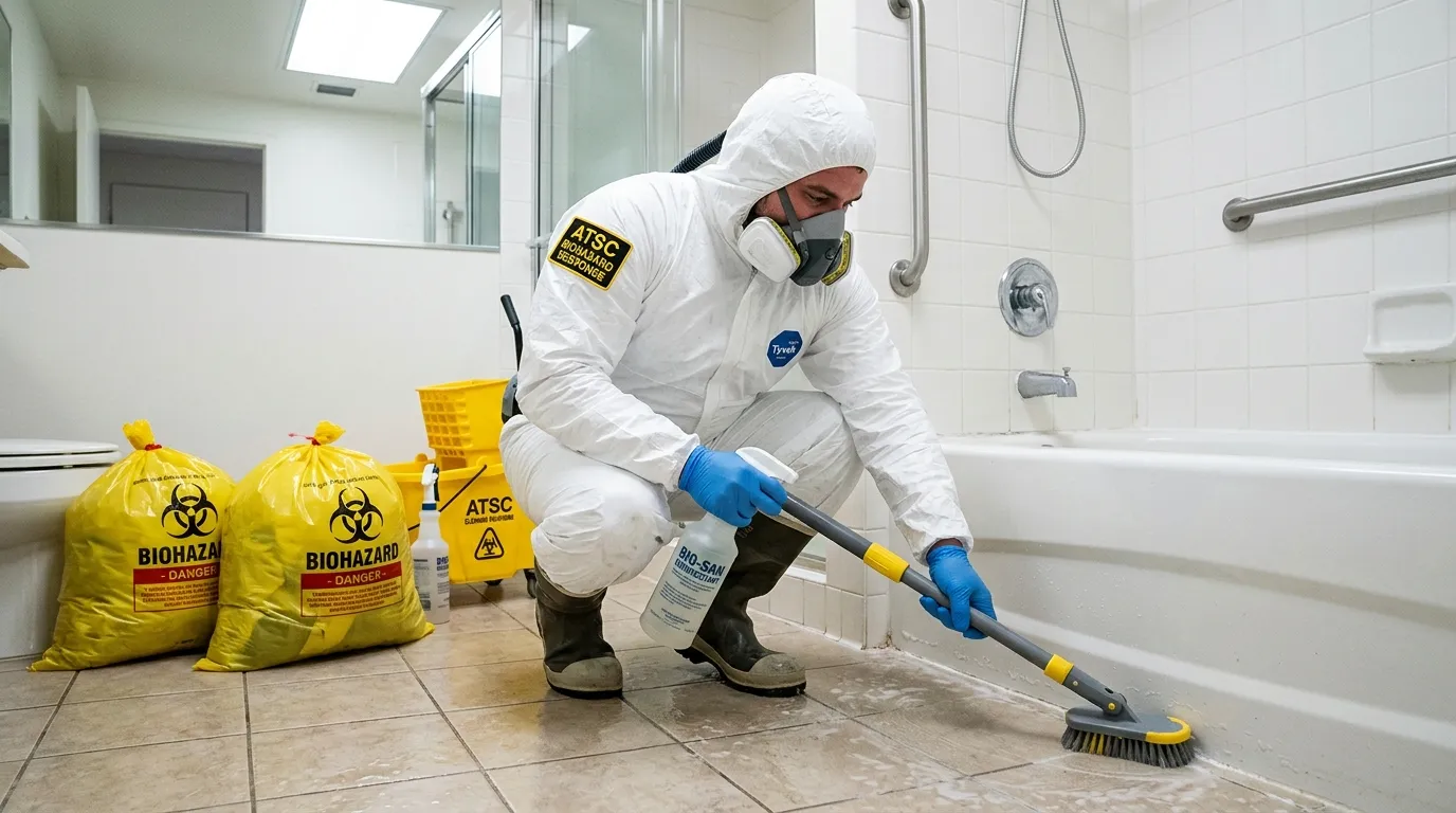 Decontamination equipment deployed for Blood Cleanup in Mayo